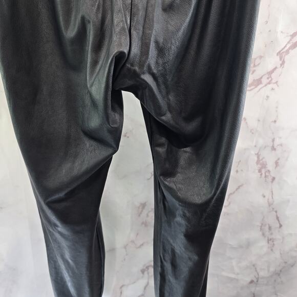 Commando Leggings Womens Small Faux Vegan Leather High Rise Skinny Crop - Picture 7 of 11